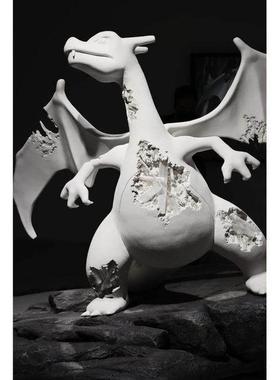 小火龙铸铜铜金雕塑摆件