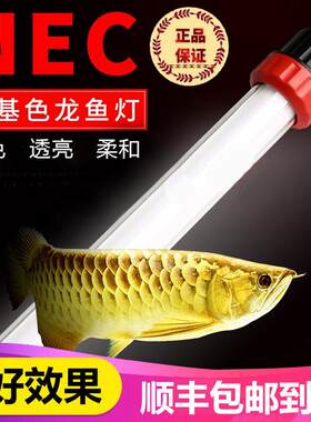 龙鱼专用鱼缸灯nec潜水灯管红龙鱼诱色发神灯增色led三基色水中金