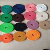 1.2cm彩色包边布无弹力包边涤纶纯色对折包边带外贸专供现货