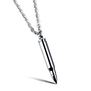 Jewelry personality hip hop bullet stainless steel pendant d