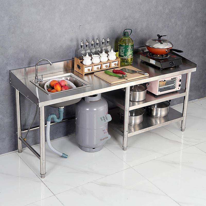 厨房不锈钢水槽置物架出租房灶台洗菜水池煤气灶煤气罐架子操作台,厨房/烹饪用具,厨房置物架/置物柜/角架,淘宝优惠券,粉丝福利购,淘宝优惠卷