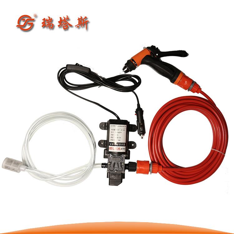 厂家直销爆款简易型便携式12V电动洗车器 高压车载洗车器