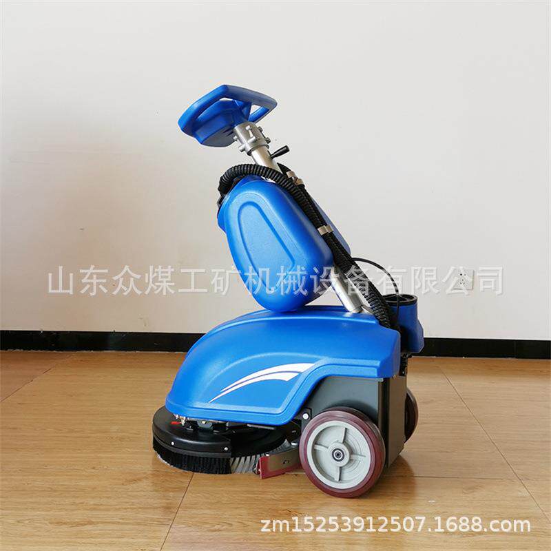 工业车间手推式洗地机商用车间吸尘器商场超市吸托一体电动拖地机