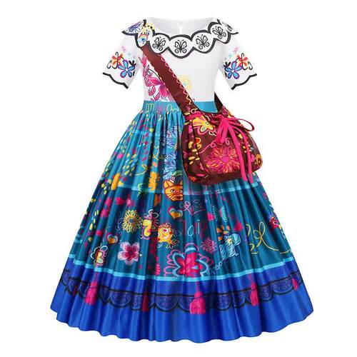Princess Costume Mirabel Encanto Costume For Girls Halloween