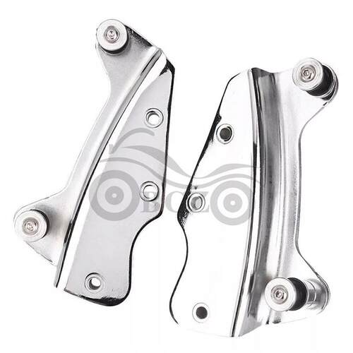 适用哈雷巡航太子车通用 改装矮款尾箱带快拆支架 尾架套装