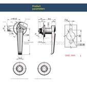 开关控制柜把手锁配电箱机柜拉杆锁电气柜上下连杆锁电控箱锁通用