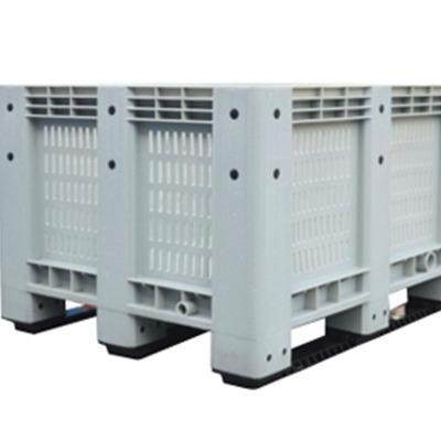 厂家直销100*100板0*760塑2料卡箱大号加叉MTB厚物流箱车周转箱