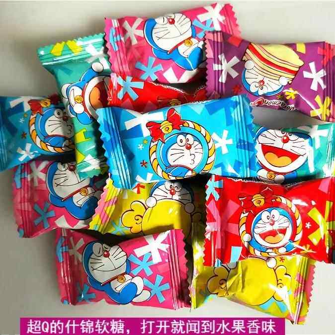 hellokitty果汁软糖哆啦A梦QQ橡皮糖凯蒂猫橡皮糖结婚庆喜糖零食