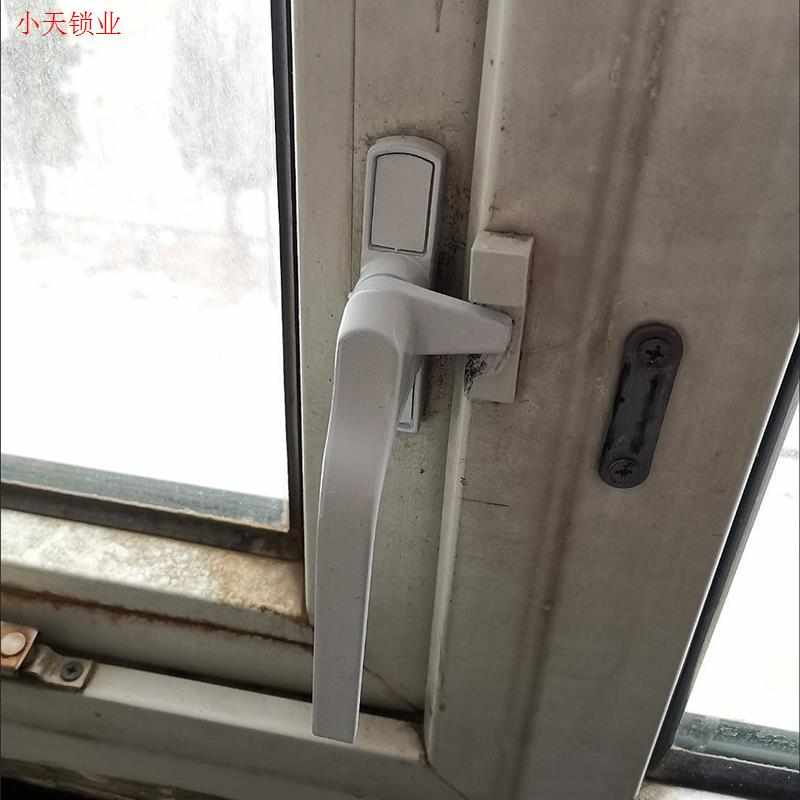 加厚塑钢执手 塑钢窗把手门窗户把手平开门窗拉手七字执手锁窗.