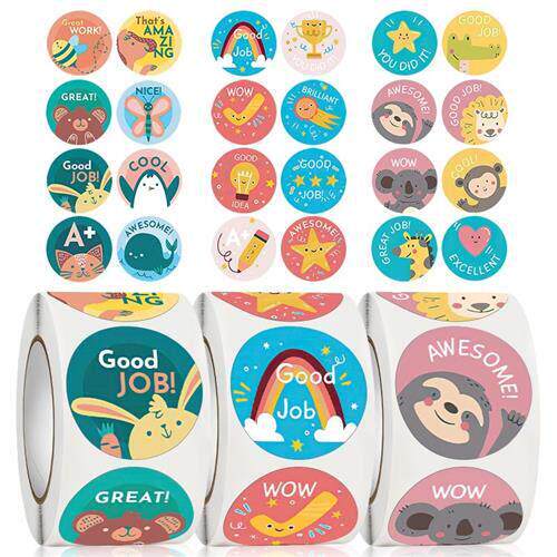 500pcs Star Reward Stickers for Kids School Teacher Supplies
