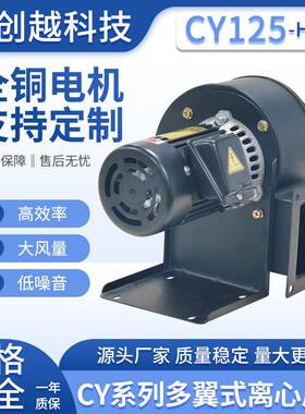 厂家CY125HF高温隔热风机烧结烘炉380V抽废气低噪离心排风机