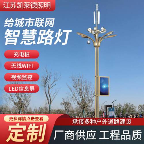 城市道路照明灯LED智慧路灯监控照明一体化路灯市政广场户外灯
