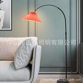 钓鱼落围地灯客厅轻奢设计感网氛红沙发灯卧室床764头立式 落地灯