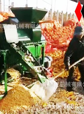 ERR农用玉米机脱粒高机粱谷子豆打谷脱玉米4吨/每小时柴大油机