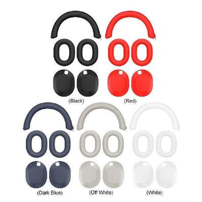 3Pcs Replacement Headphone Pads Solid Color Headphone Ear