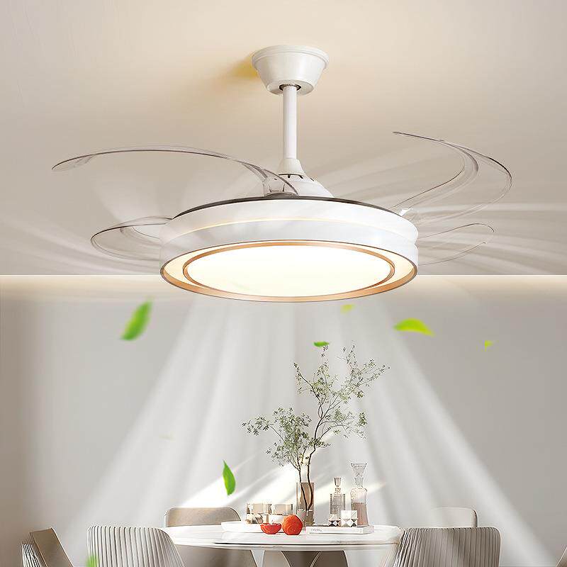 园欧特朗风扇灯客厅灯现代简约主灯全光谱led吸顶灯餐厅隐形吊扇