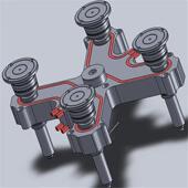 针阀式 热流道系统来图来样加工热嘴喷嘴分流板温控箱配件定制