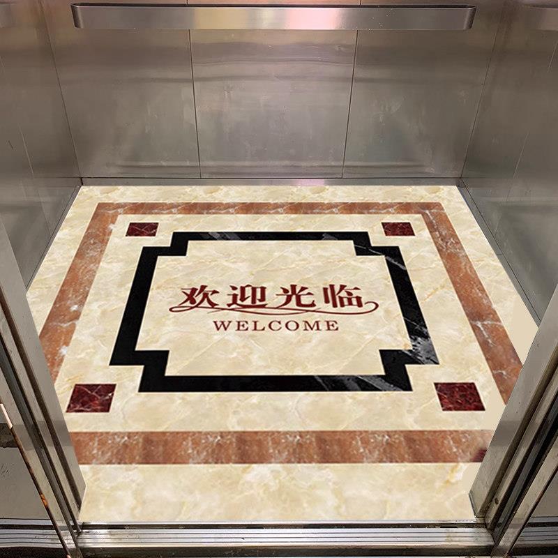 电梯轿厢地垫地毯地P胶VC地板定g制图案001534oo耐磨防l水防火仿