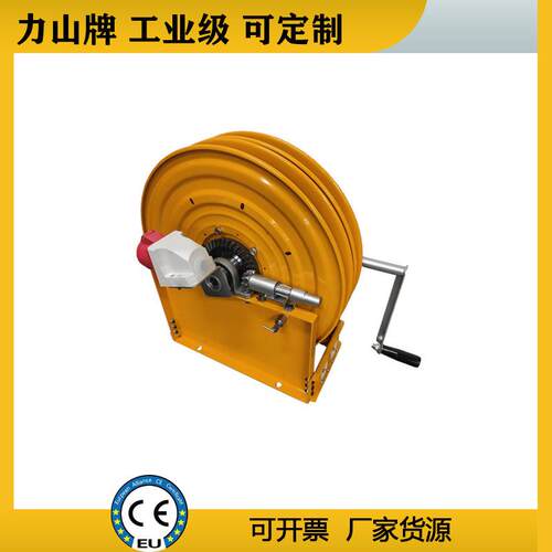 工移卷盘5动0米消防JXR电业缆手高压卷线器防爆摇煤矿卷盘力山牌