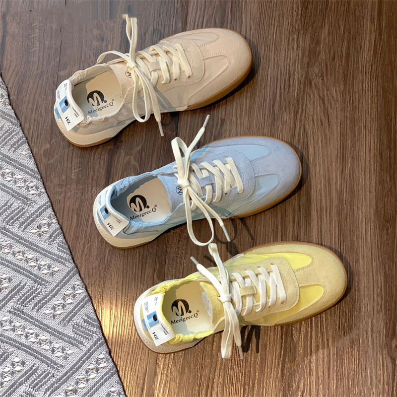 lithe帆布鞋芭蕾软底透气老爹鞋