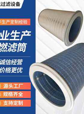 防阻燃玻璃纤维除尘滤芯 P190848-000-710耐高温防阻燃除尘滤筒