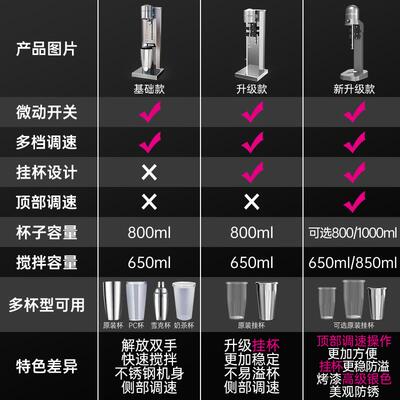 高档lone商/乐创 奶昔机用奶茶店全自动奶c昔搅拌机烤奶电动搅拌