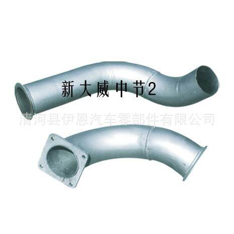 解放J6，悍威，奥威，新大威消声器排气管，消声器前节中节直销
