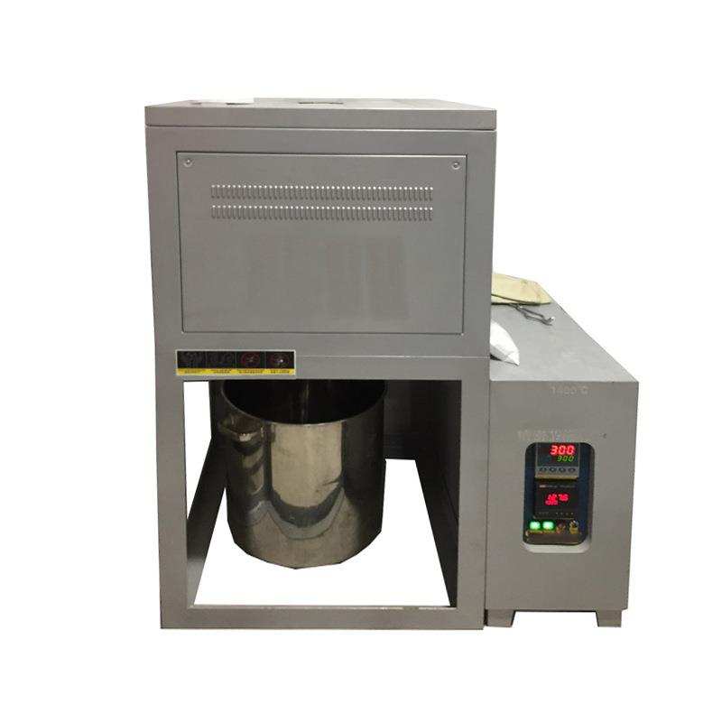 18L1700度升降熔炼炉氧化锆自动留料搅拌坩埚熔块炉