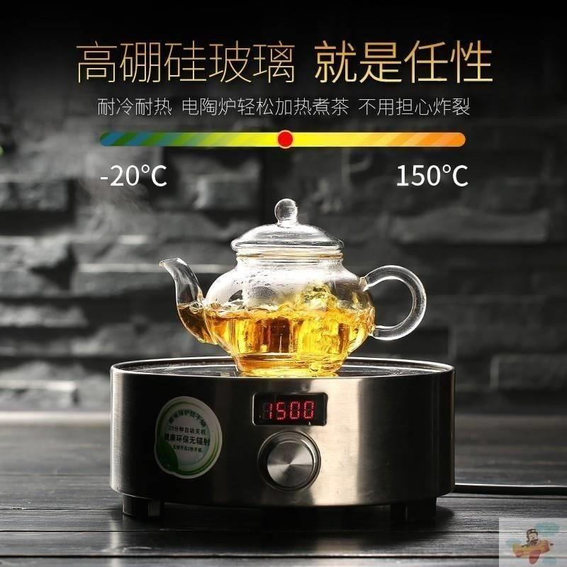 茶壶玻璃茶壶玻璃64463功夫迷你茶小号泡壶花茶透明过滤热茶具耐