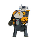 角工字钢切断冲角铁孔剪电动机槽钢冲一体机剪切联合剪小型角钢