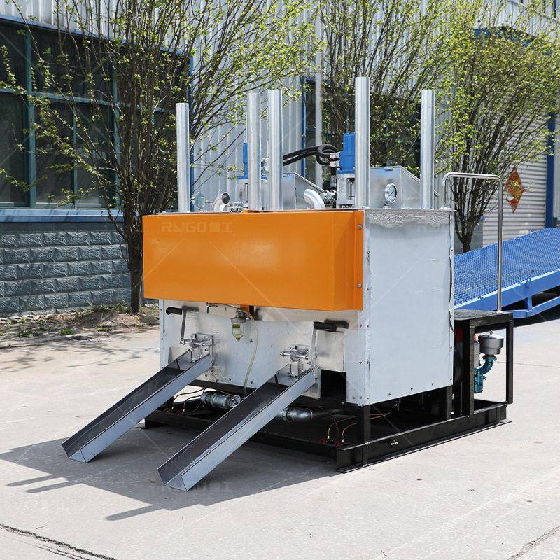 马路热熔划线机热熔釜儒工道路标线液压双缸热熔釜厂家双杠热熔釜