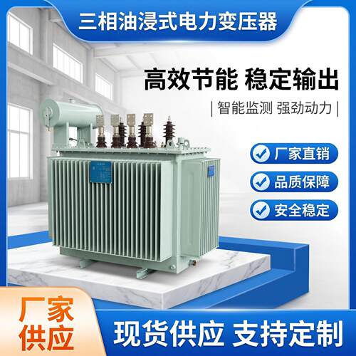 10kv/0.4变压器s11铜250kva三相315千伏安400kw电力500油浸变压器