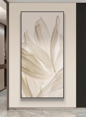 现代简约素雅入SQ112603户关装饰画极简花卉厅客壁走廊过道画竖版