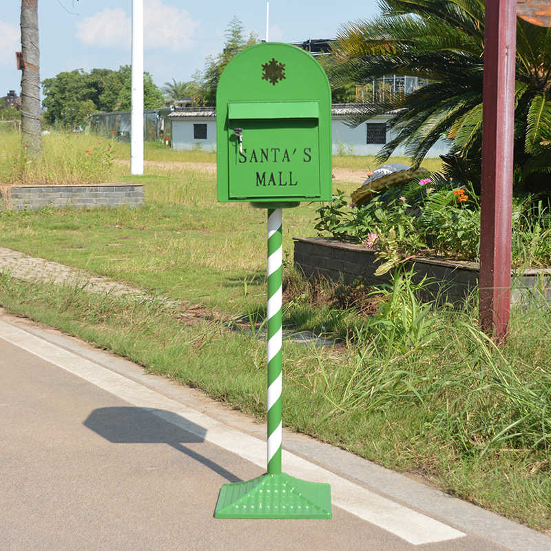 邮筒复古艺红装饰道具餐厅铁风摆件影楼英伦信箱模型网商场酒吧