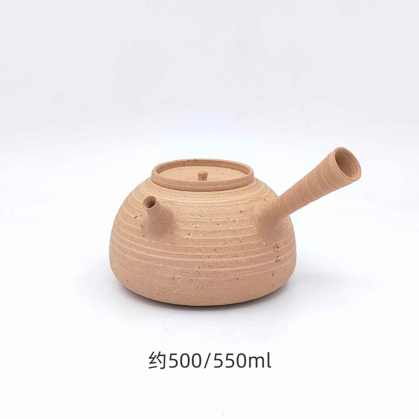 汕红泥铫水木砂铫全砂工陶壶薄手胎潮侧把煮茶壶工夫茶玉书煨炭炉