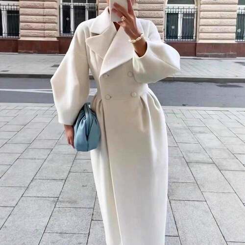 Women's Vintage Court Style Lantern Sve Coat Short Woolen