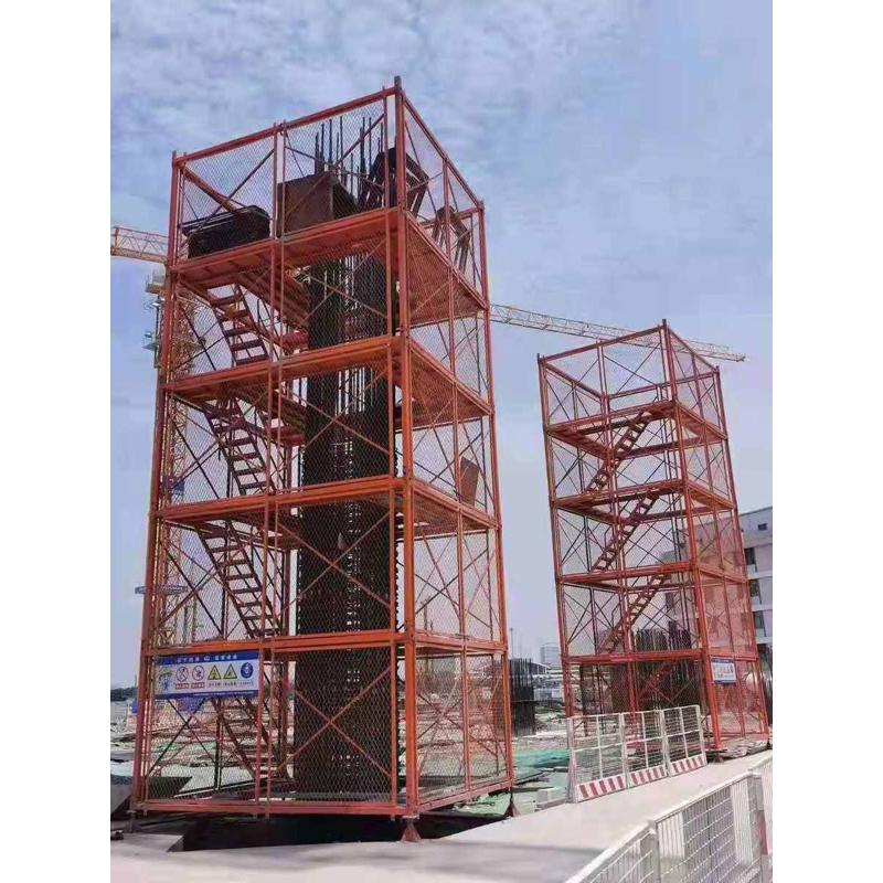 梯梯爬梯组合桥梁笼工程隧道高铁框笼架式高空作业安全平台施工