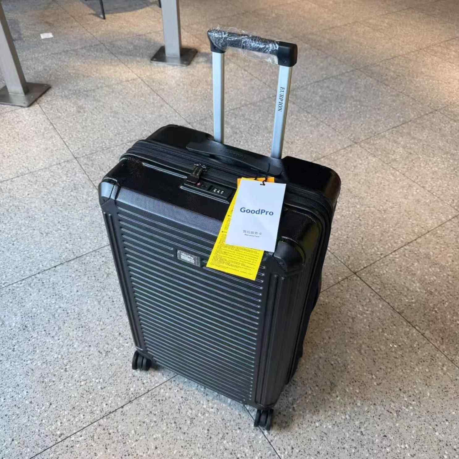 高档出登口日本行李箱02寸机超轻加厚PC拉轮杆箱万向轻便旅行箱学