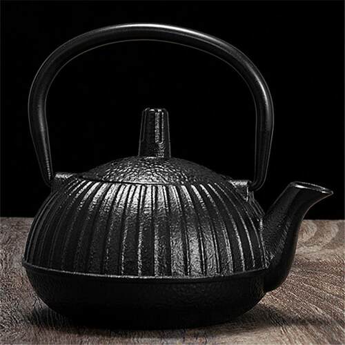 铁壶喜上眉俏铸铁工艺品摆件 300毫升小茶壶铁壶供应茶具