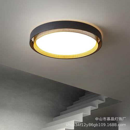 卧室灯北欧现代LED吸顶灯简约轻奢小客厅书房间灯具中山严选灯饰