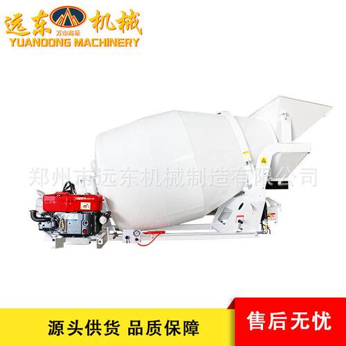 现货2方混凝土运输搅拌罐柴油动力商砼运输罐车2m³水泥搅拌罐