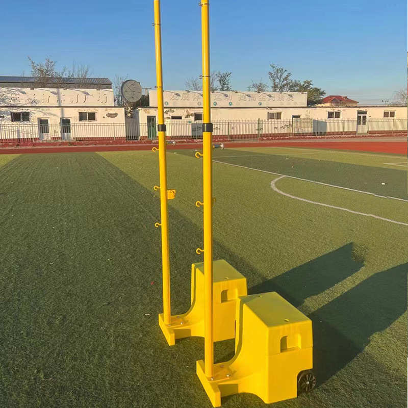 可标准柱羽毛球羽毛球网架厂比赛升降室内外架排球户外移动便携式
