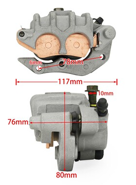 适用Honda CR125R CRF150F 230F 450R/ XR250R烧结前刹车下泵卡钳