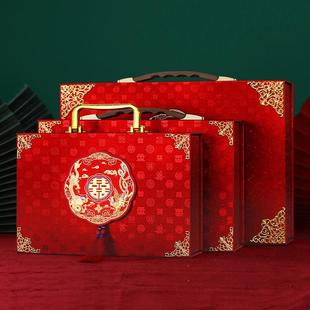 彩礼钱盒子订婚10万现金彩礼盒结婚礼用品大全聘金盒礼金盒礼金箱