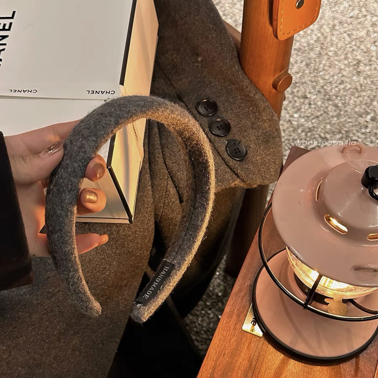 秋冬羊毛发箍头箍百搭出发发饰