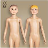 服装 小孩硬发光头橱窗展示模特架模型 店模特道具儿童男女全身童装