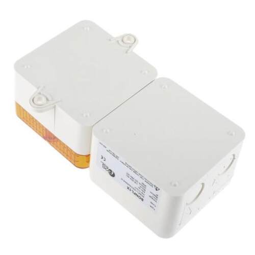 SONFL1XDC024W/A-H e2s 声光报警器24V直流白底琥珀色灯罩