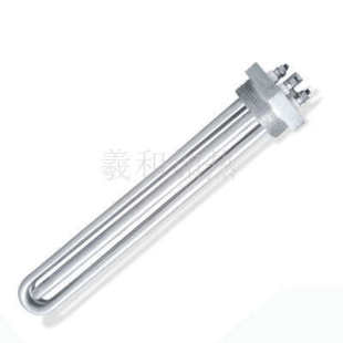 非标蒸烫机140法兰加热管 电锅炉暖风机加热管 圆头模温机发热管