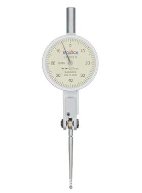 TECLOCK得乐低测力杠杆百分表长测针型LT-353-5