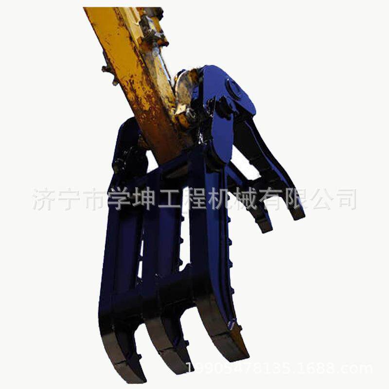 挖机机械抓6-8吨小型夹木器抓钢机机械抓钢机拇指抓